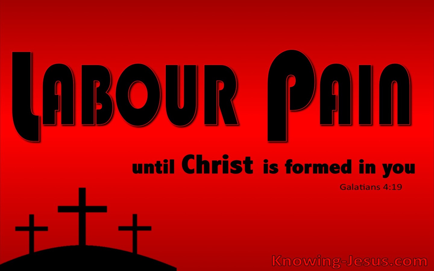 Galatians 4:19 Labour Pain (devotional)11-23  (black)